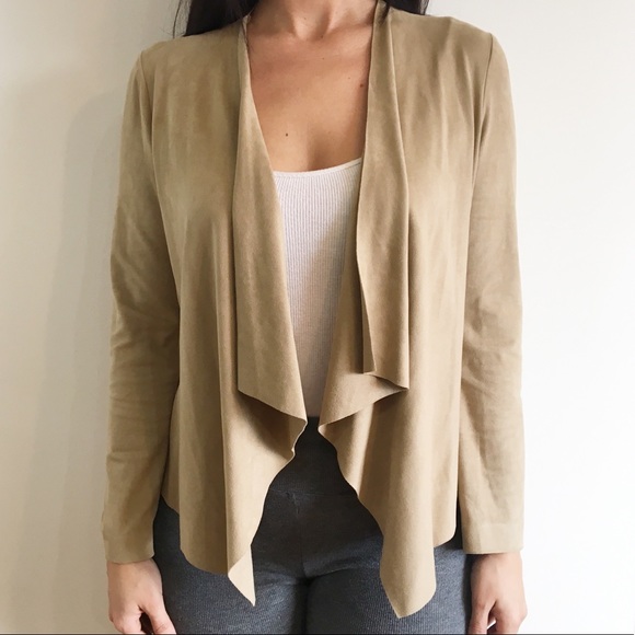 Zara Jackets & Blazers - ZARA FAUX SUEDE BLAZER
